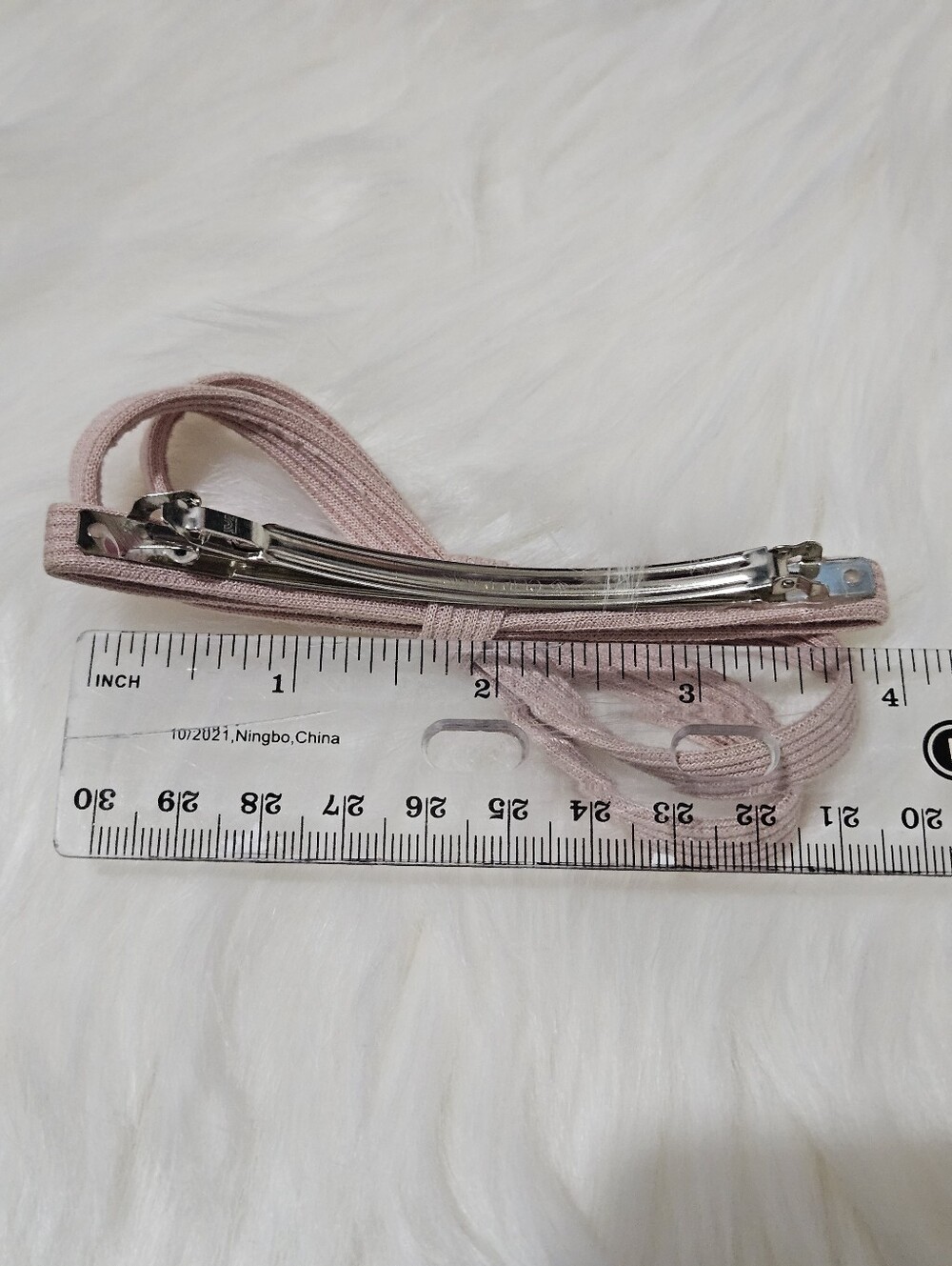 Pink Ribbon Hair Accessory - Picture 3 of 3